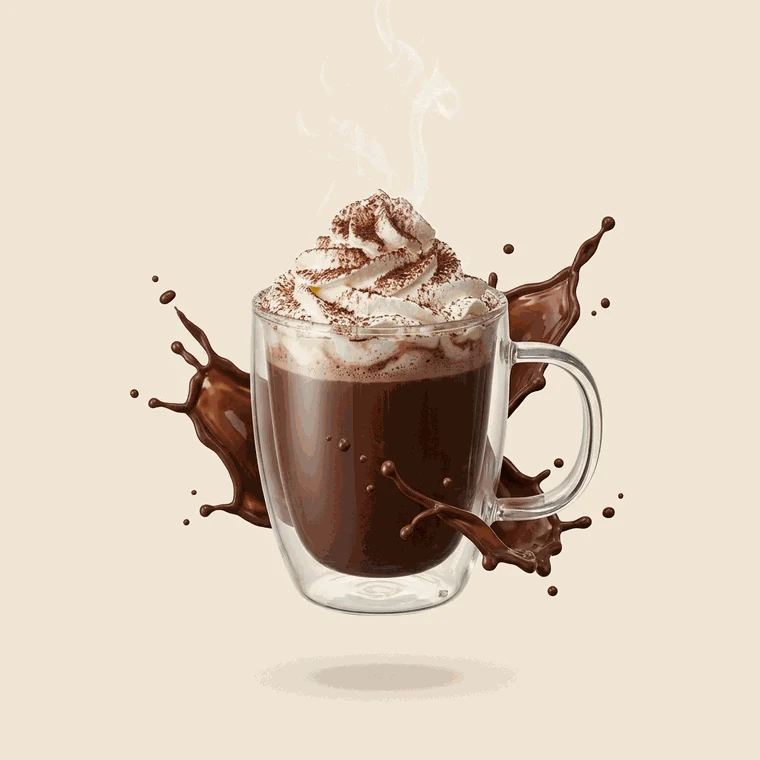 Chocolat viennois et sa chantilly